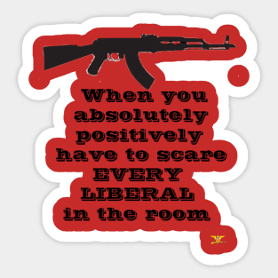 Scary AK47 Sticker